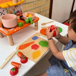 enhance creativity & Motor skills with Perfect Play Kitchen Set