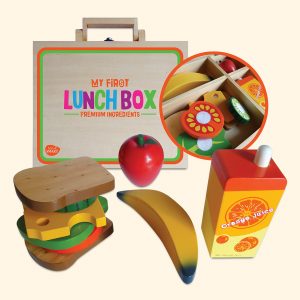 Wooden My First Lunch Box