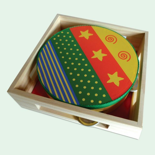 Wooden Musical Tambourine Toy