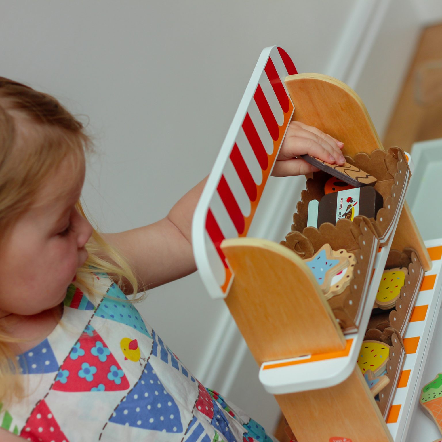 Wooden Toy Food Set Wooden Role Play Toys Shop Bee Smart Toys