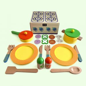 Wooden Kitchen Set for Kids